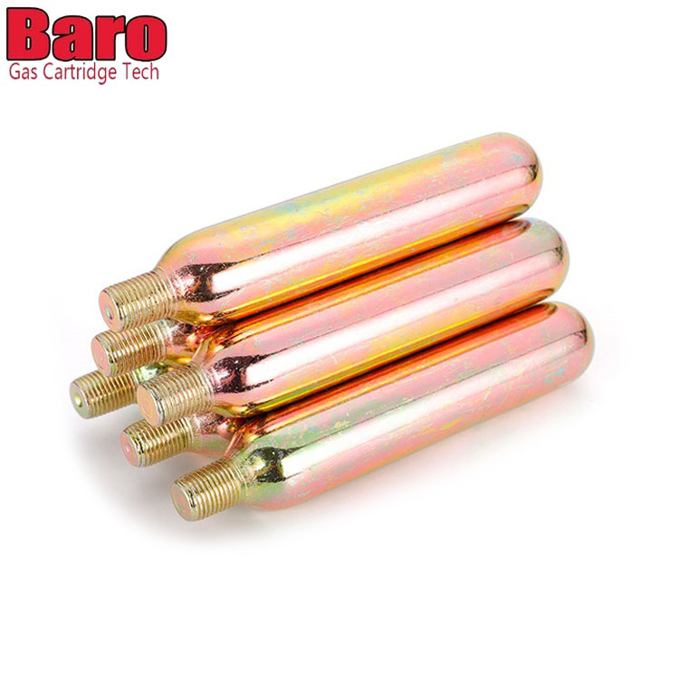 cilindros dos cartuchos da linha do CO2 33g